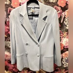 Cushnie size 8 powder blue women’s blazer